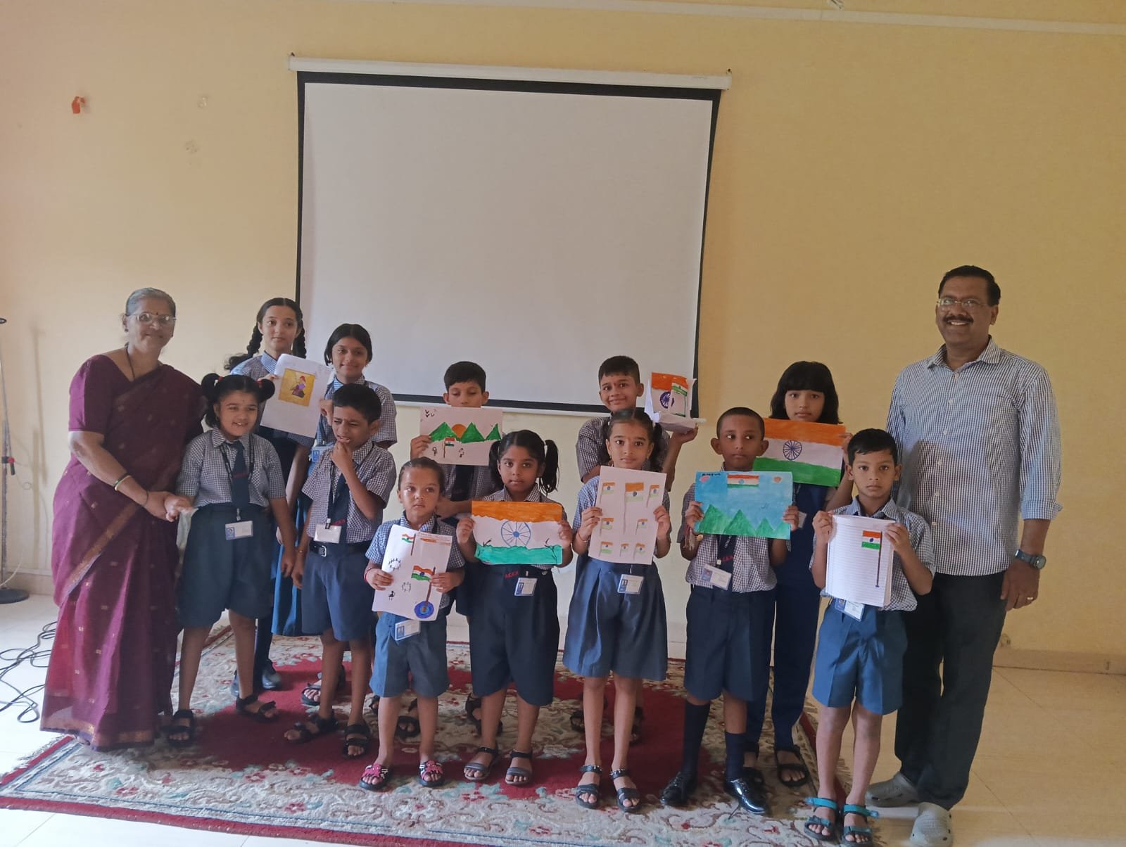 Patriotic Song and Flag Making Competition